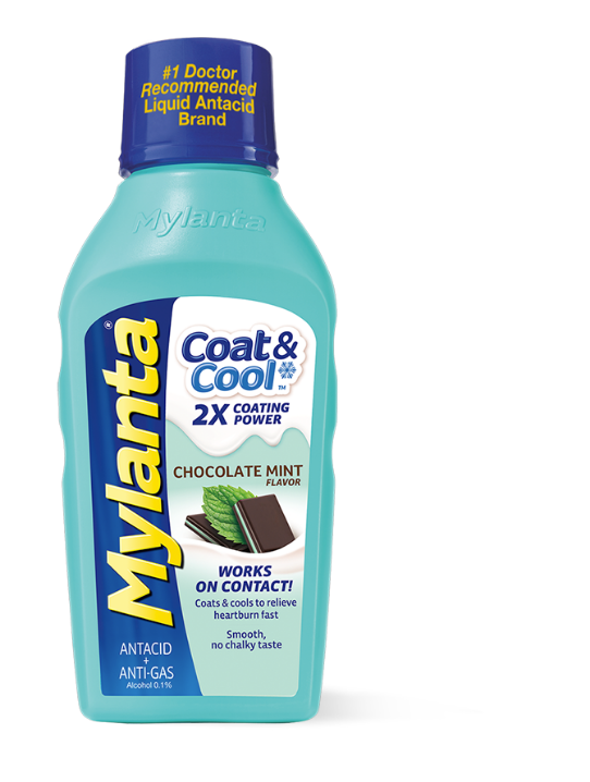 Mylanta Coat & Cool® Liquid Antacid/Anti-Gas