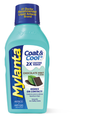 Mylanta Coat & Cool® Liquid Antacid​/Anti-Gas