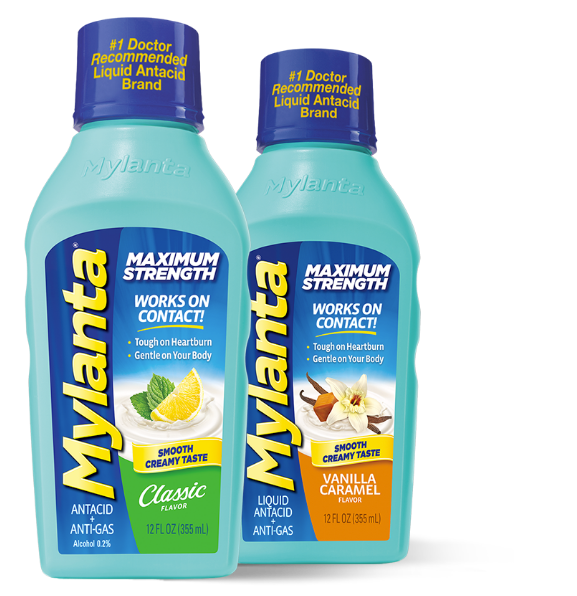 Mylanta Maximum Strength Liquid Antacid/Anti-Gas