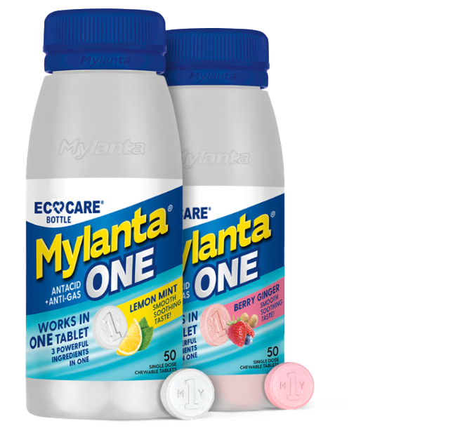Mylanta® ONE Antacid/Anti-gas tablet